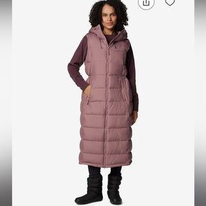 Columbia Women's Hooded Long Vest - Fig